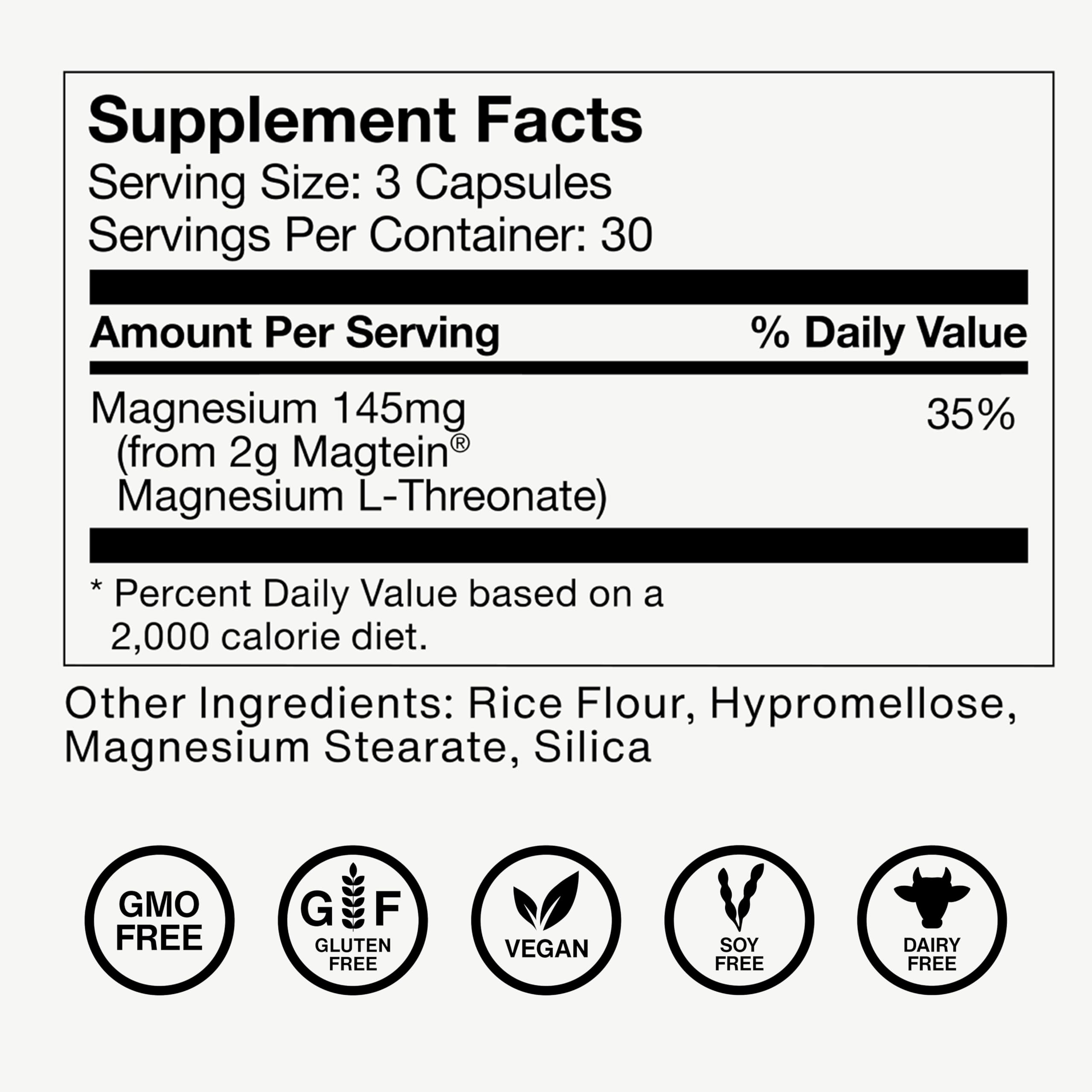 Momentous Magtein Magnesium L-Threonate Brain Support

