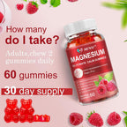 Magnesium Gummies Glycinate & Malate for Sleep & Mood

