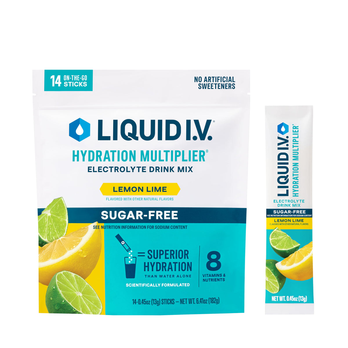Liquid I.V. Hydration Multiplier Sugar-Free Electrolyte Drink Mix