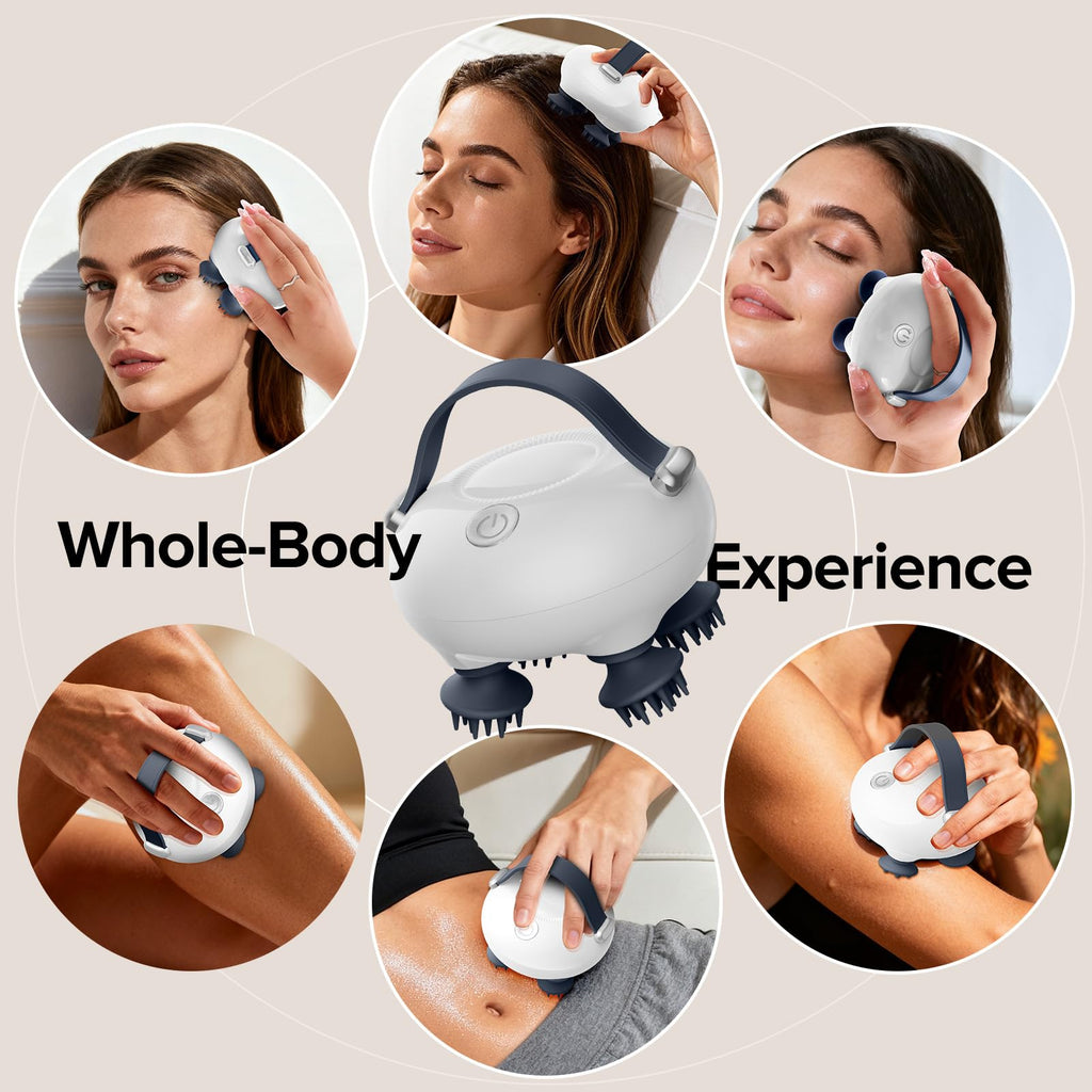 Scalp Massager with 12 Heads - 3 Modes Portable

