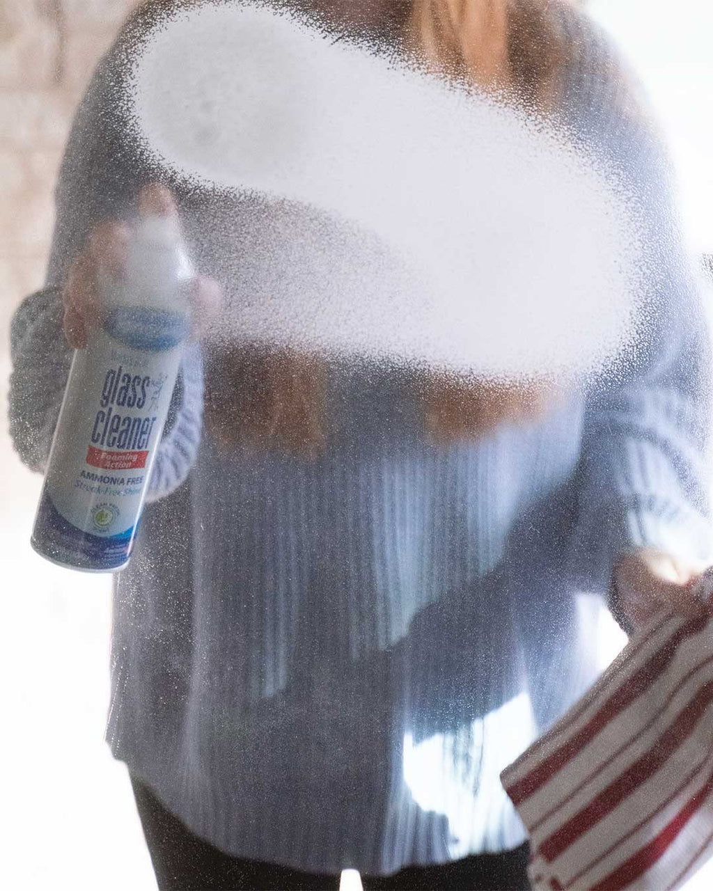 Sprayway Glass Cleaner with Foaming Spray Streak-Free Shine

