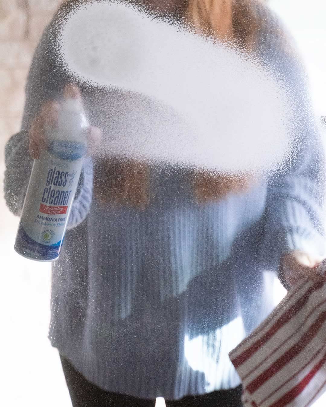 Sprayway Glass Cleaner with Foaming Spray Streak-Free Shine

