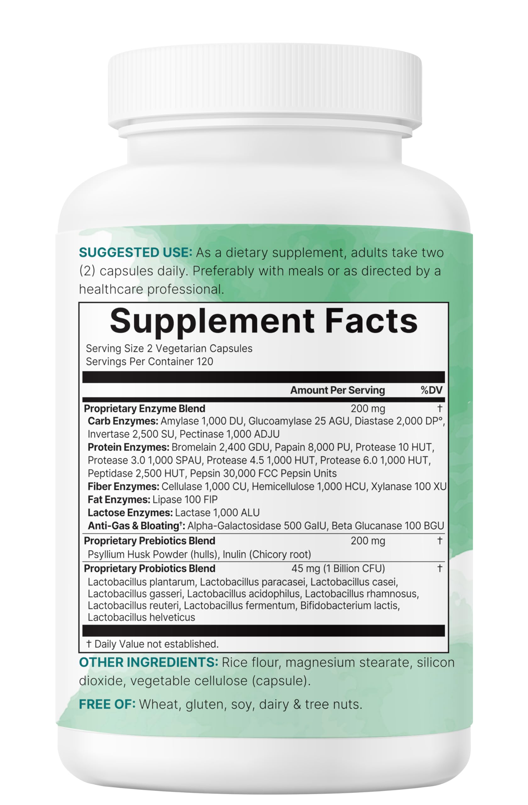 Micro Ingredients Digestive Enzyme Supplement


