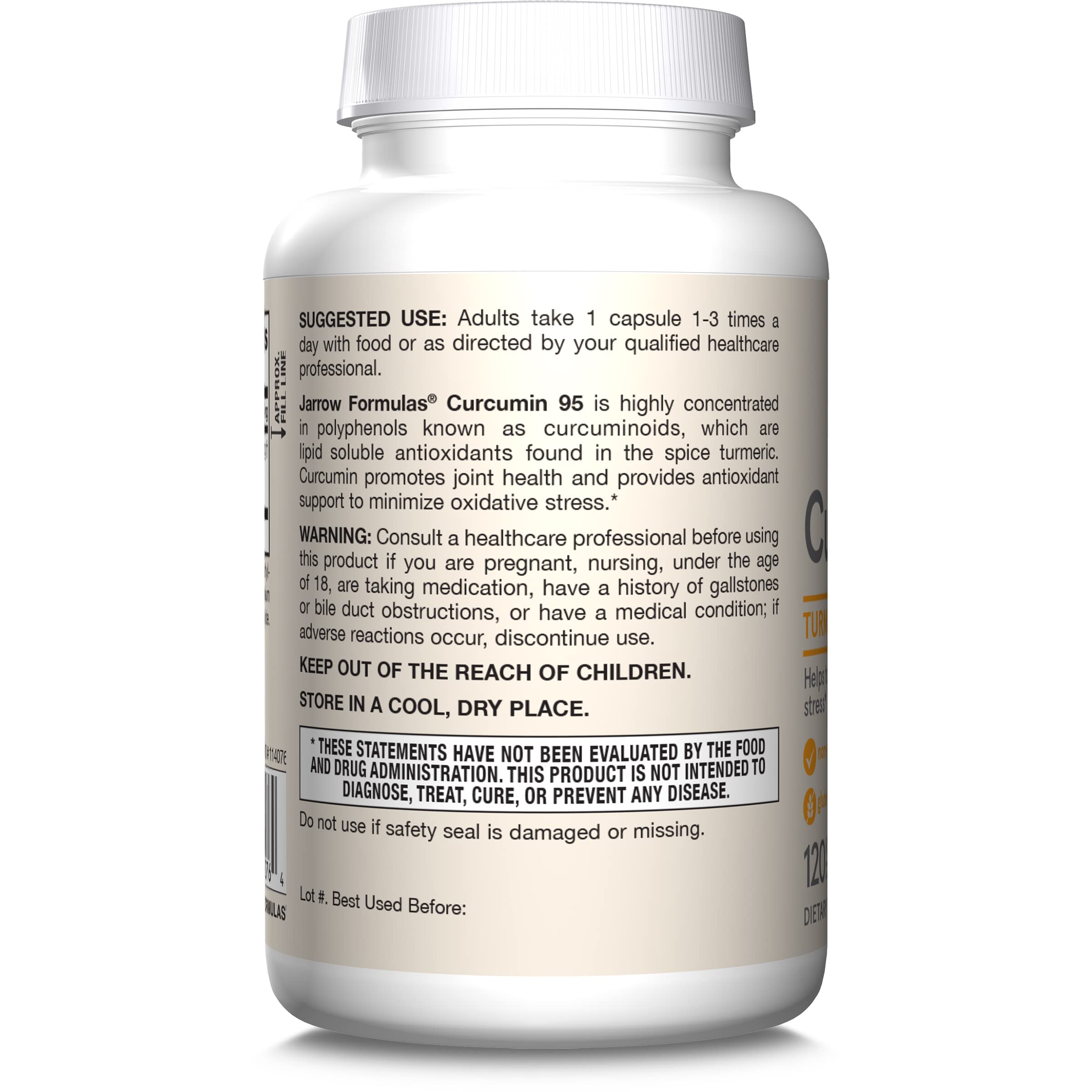 Jarrow Curcumin 95 Turmeric Extract - Antioxidant & Joint

