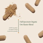 Mushroom Capsules by Om - Master Blend Organic Ashwagandha

