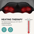 Nekteck Shiatsu Neck Massager with Heat for Relief

