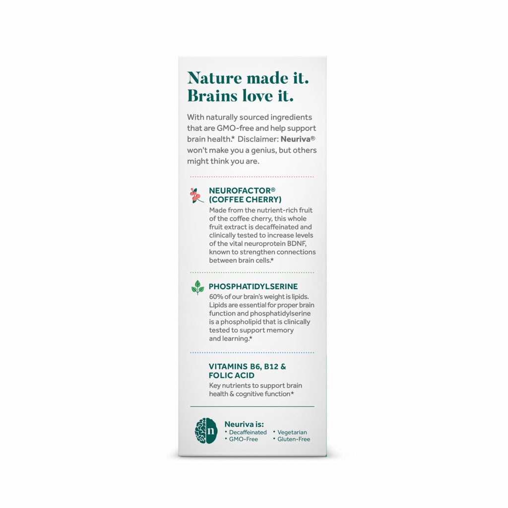 Neuriva Brain Support for Memory & Focus with Neurofactor

