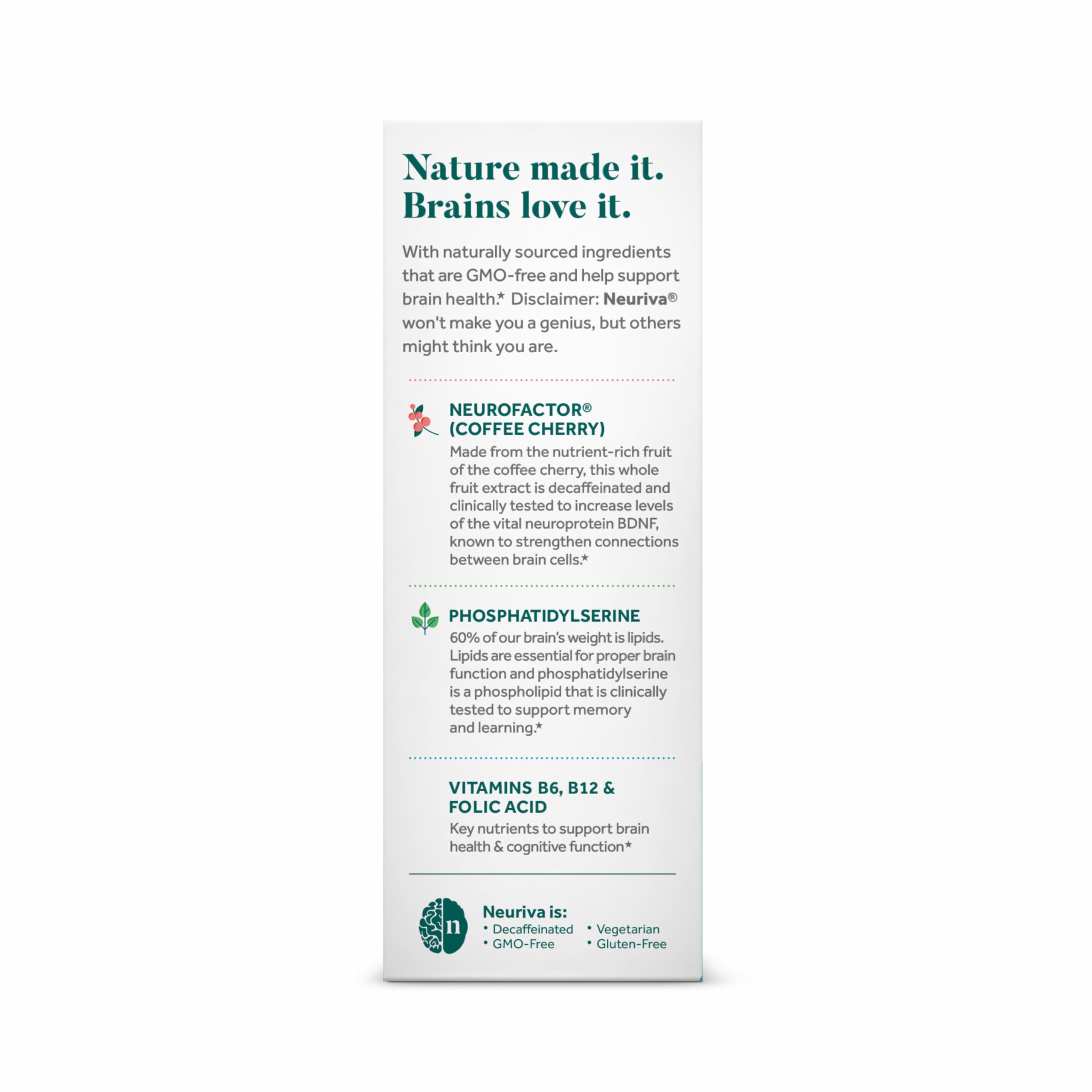 Neuriva Brain Support for Memory & Focus with Neurofactor

