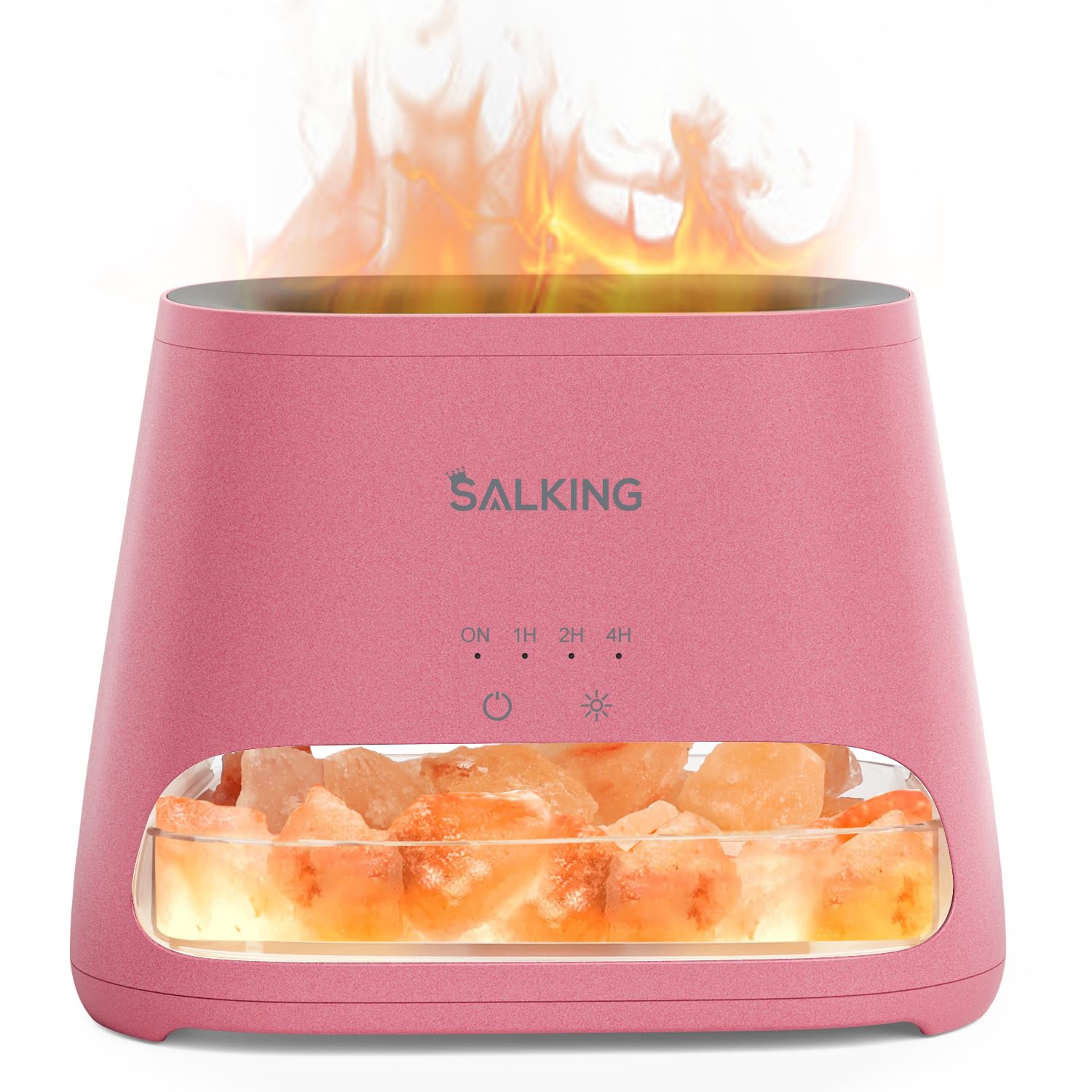SALKING 2-in-1 Ultrasonic Essential Oil Diffuser & Himalayan Salt Lamp