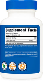 Nutricost R-Alpha Lipoic Acid 100 mg Veggie Capsules

