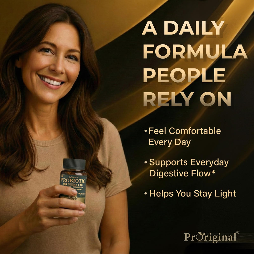Probiotic with Prebiotics for Gut Health – Vegan, Non-GMO

