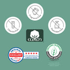 Rael Organic Cotton Pads | Moderate Absorbency

