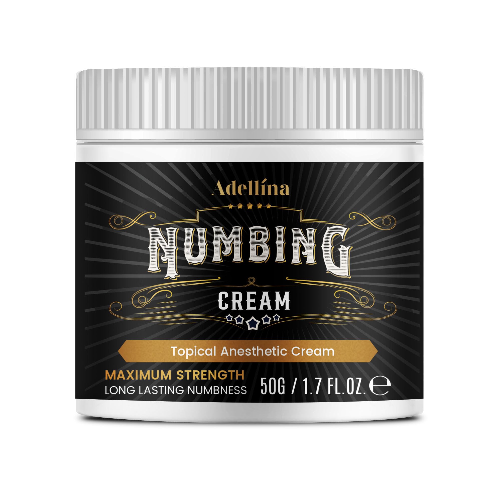 Adellina Numbing Cream Maximum Strength Arnica & Emu Oil

