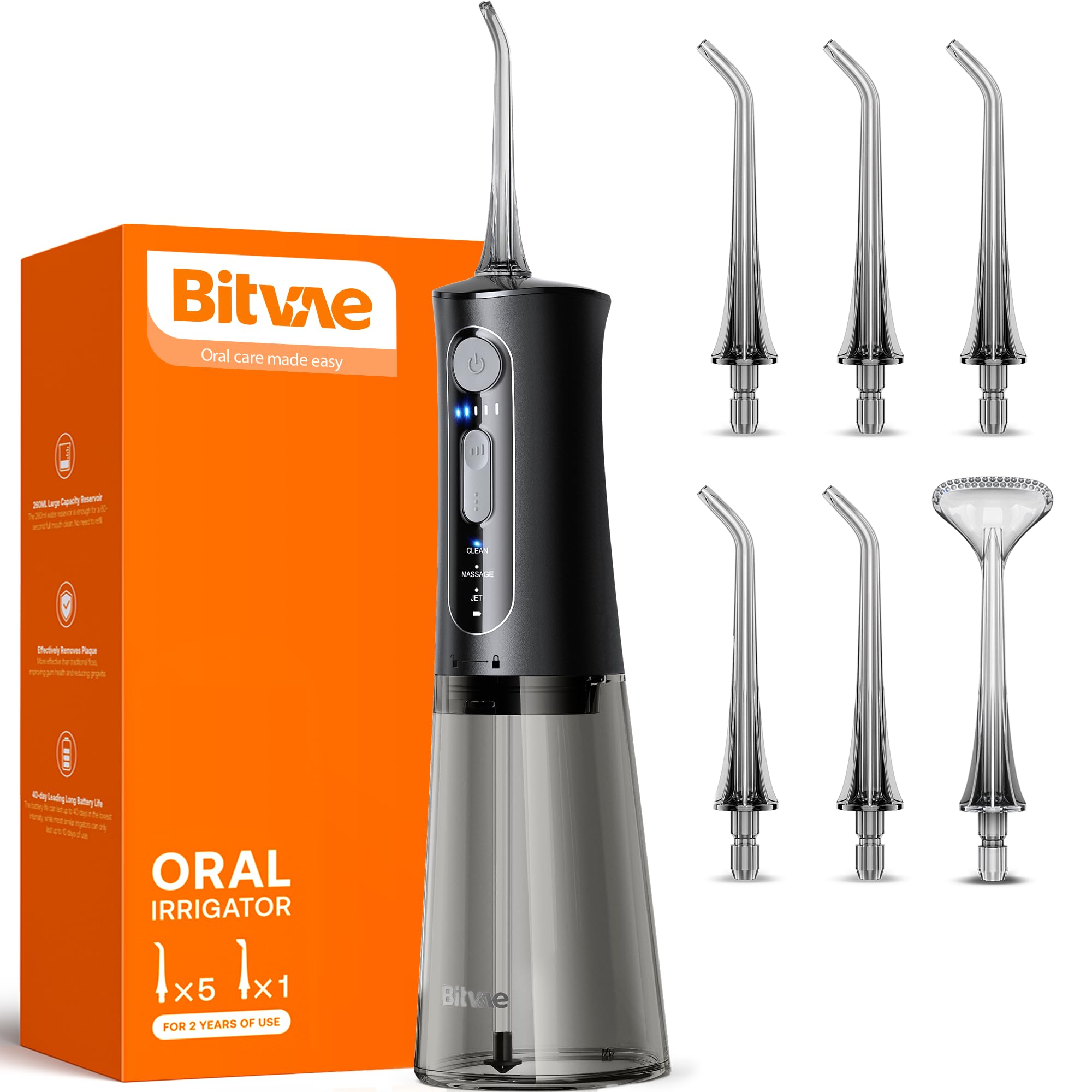 Bitvae C6 Water Dental Flosser Portable Cordless Irrigator