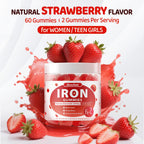 Iron Gummies for Women and Teens | Ferrous Gluconate 324 mg

