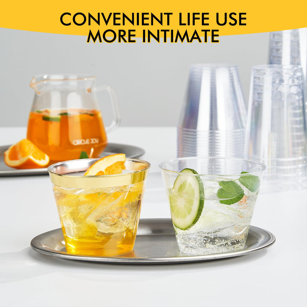 RACETOP Disposable Plastic Cups for Parties

