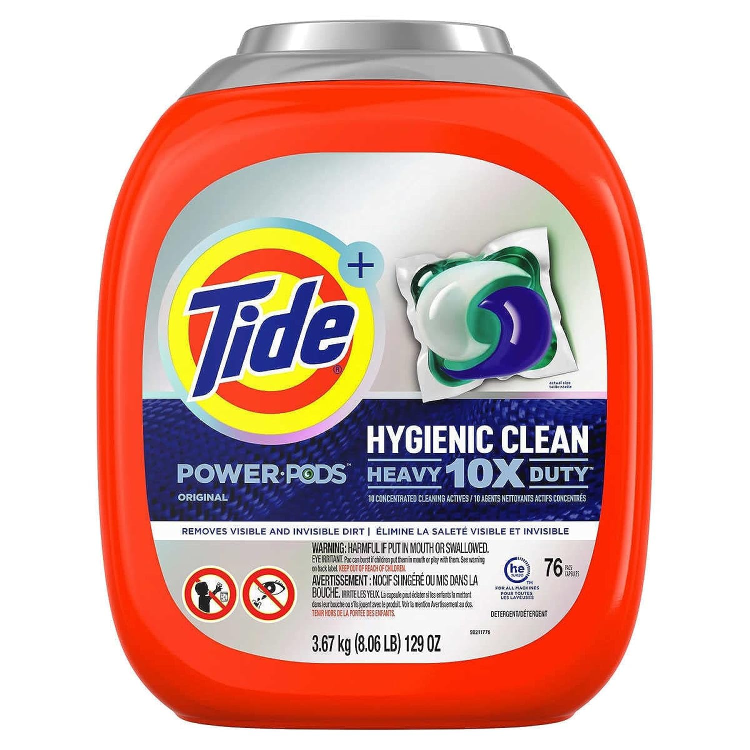 Tide Hygienic Clean Power PODS Detergent Pacs