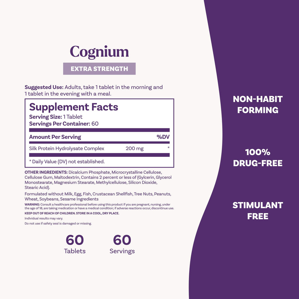 Natrol Cognium Memory Extra Strength Brain Health Supplement

