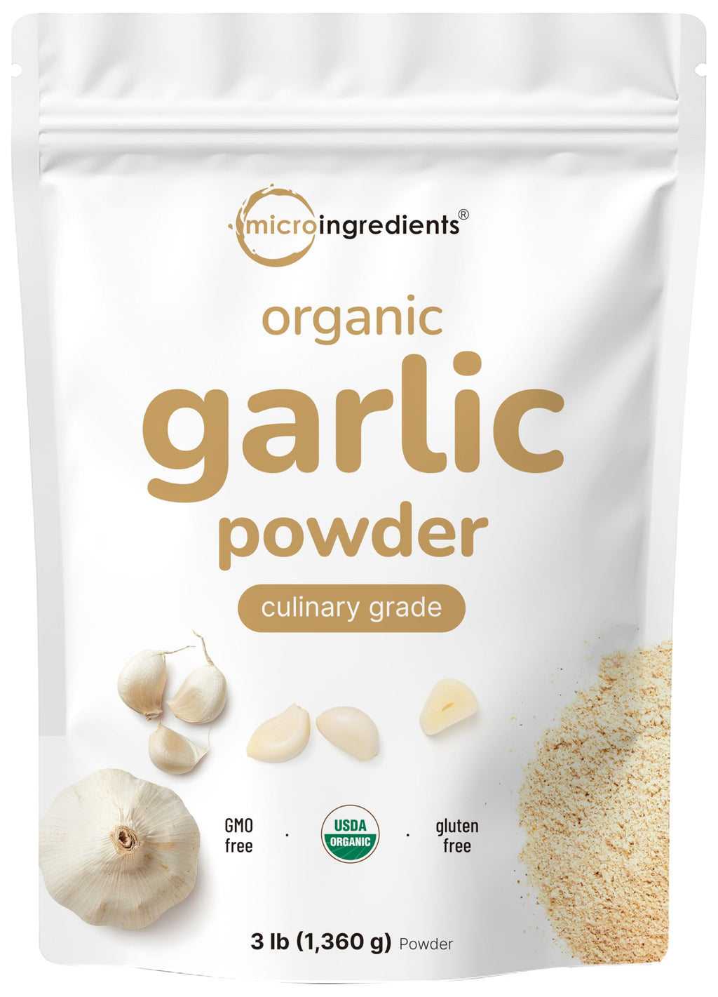 Micro Ingredients Organic Garlic Powder - Culinary Grade

