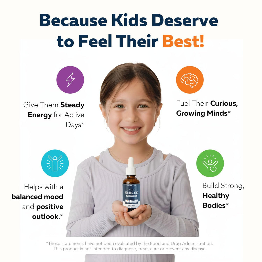 FolinicActive Kids Organic Folinic Acid and B Vitamins

