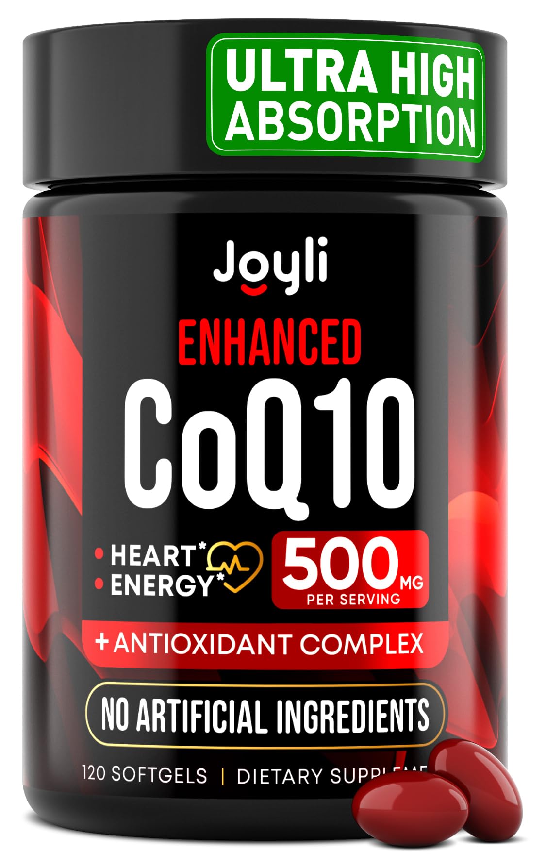 Joyli CoQ10 Supplement for Heart Health and Energy