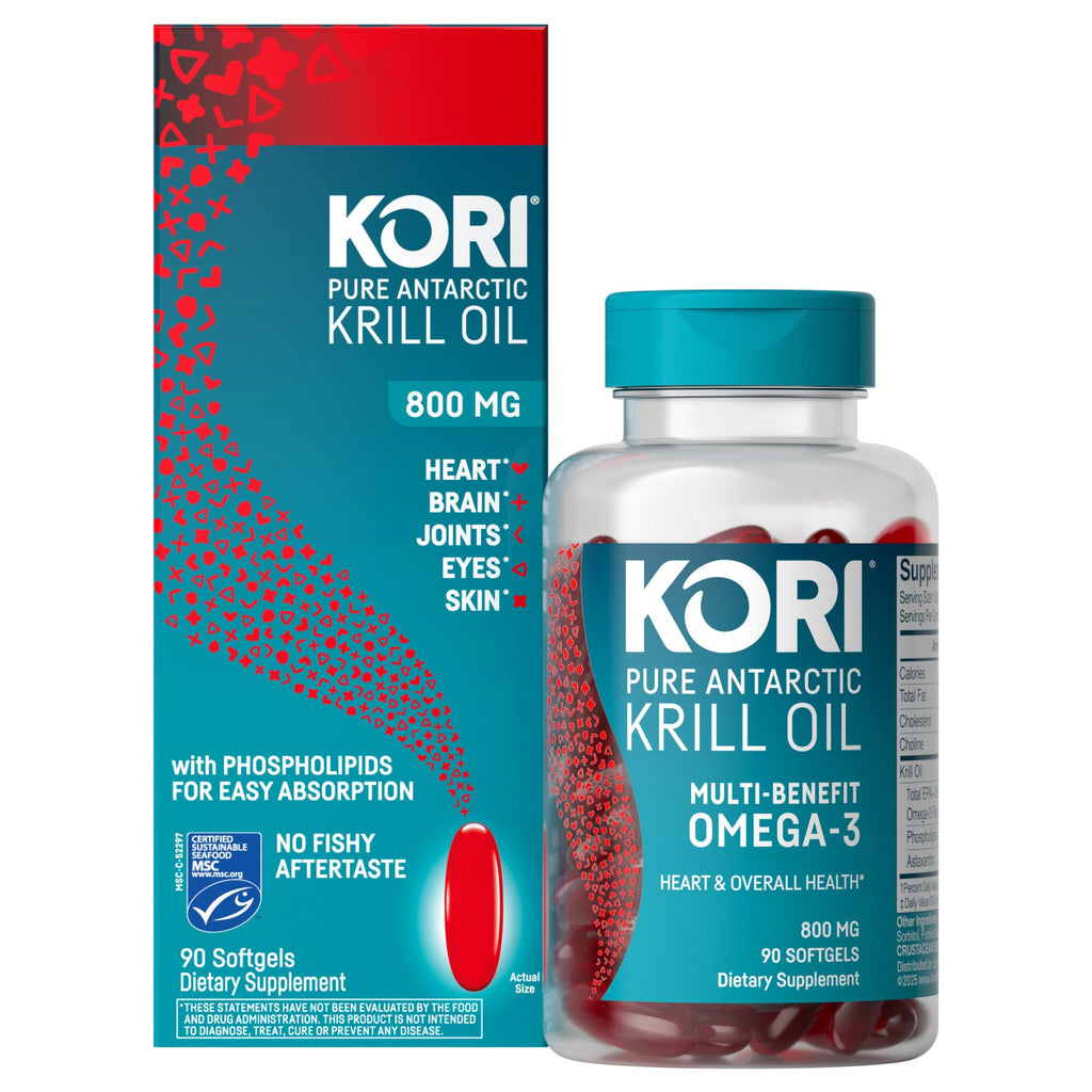 Kori Krill Omega-3 Softgels | Phospholipid Absorption


