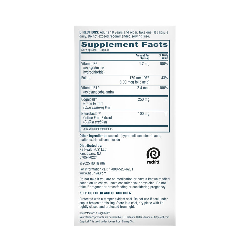 Neuriva Memory Brain Supplement for Focus

