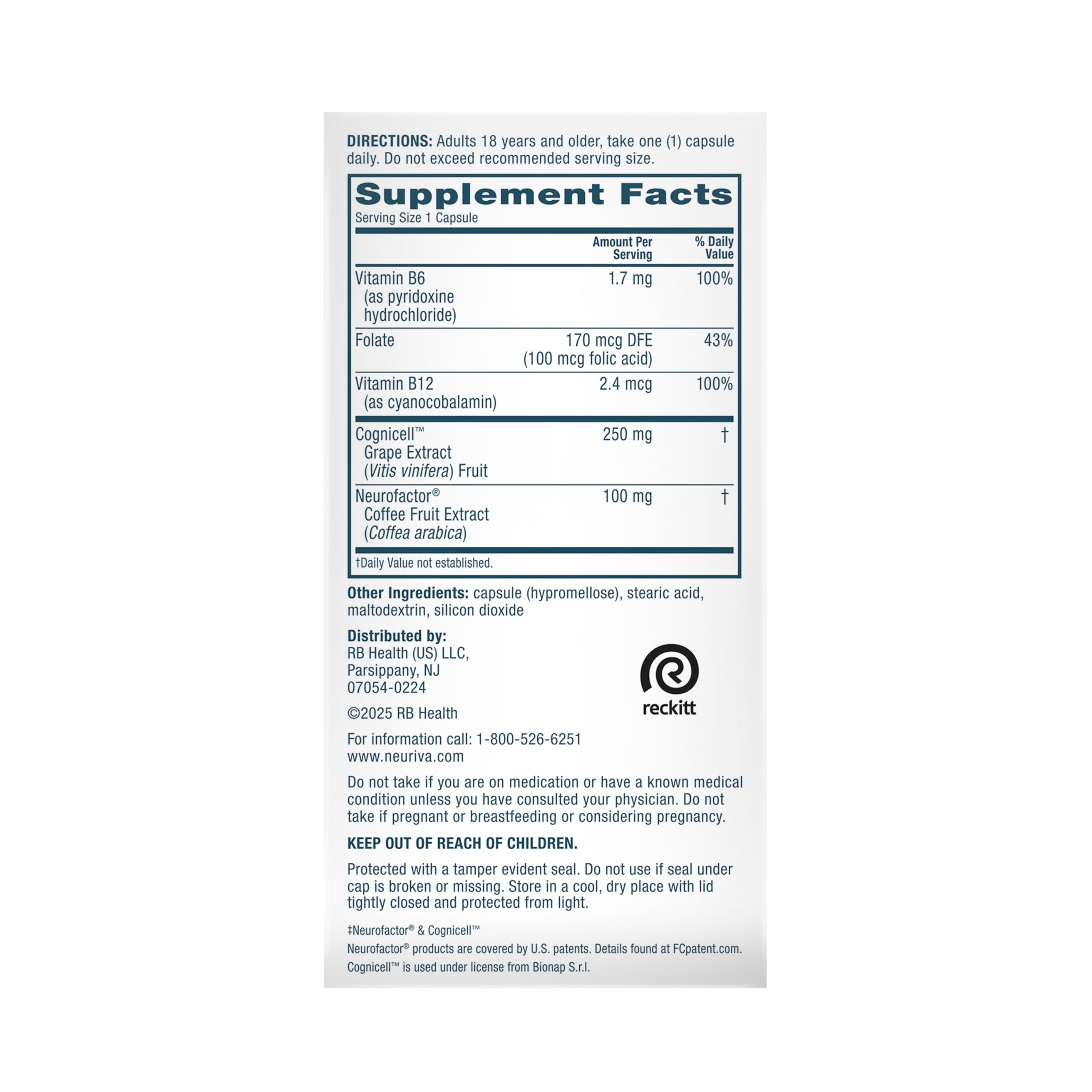 Neuriva Memory Brain Supplement for Focus

