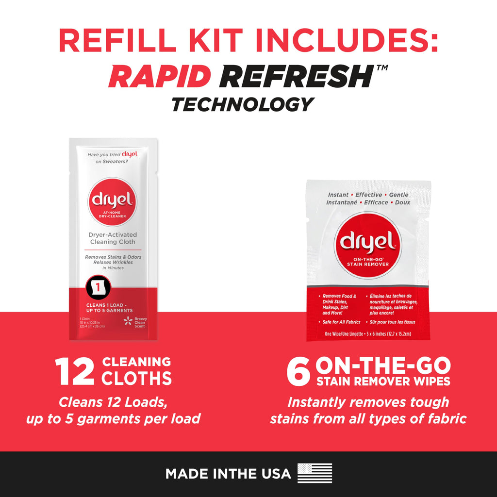Dryel At-Home Dry Cleaner Refill for Delicates

