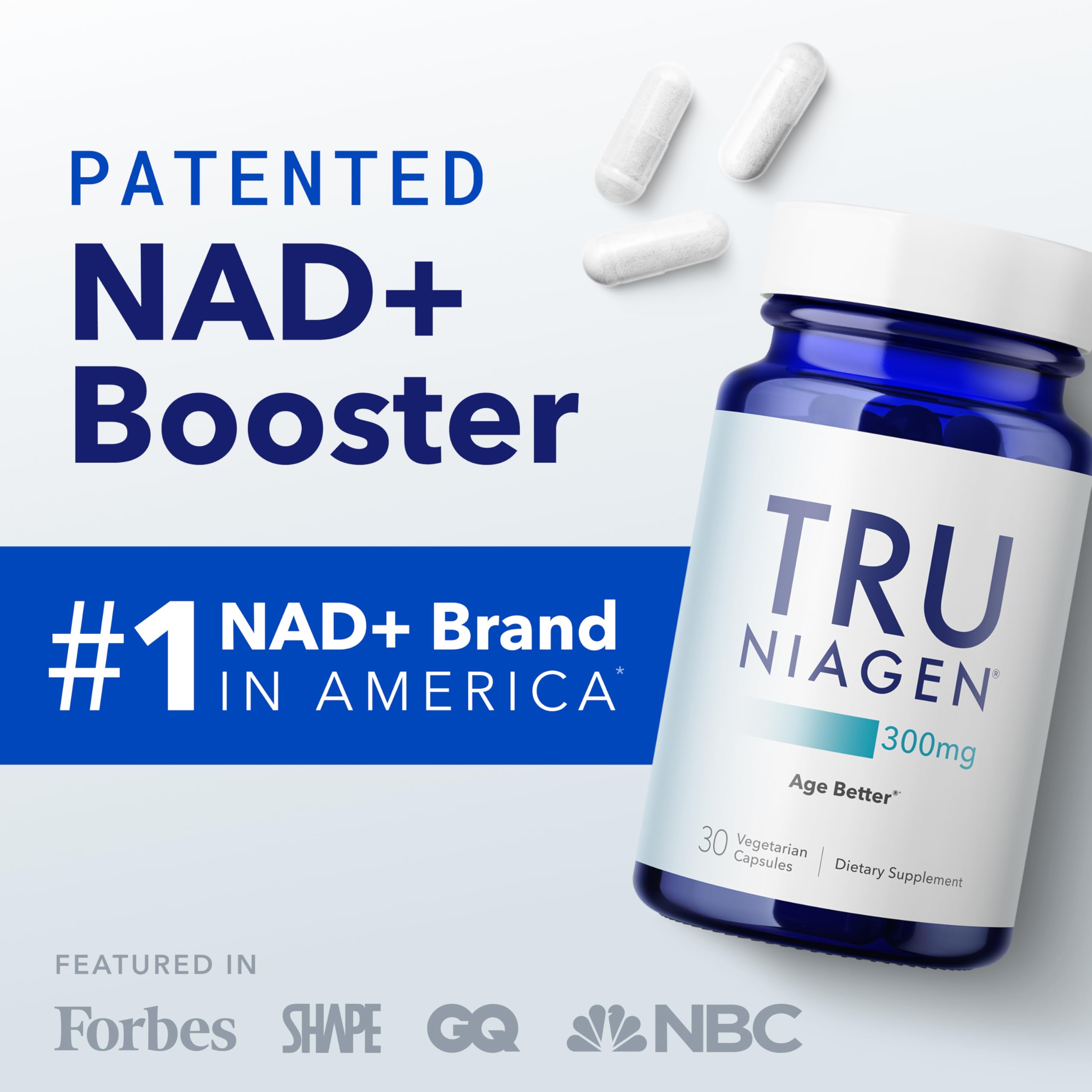 TRU NIAGEN NAD+ NR Supplement | Patented NAD+ Support


