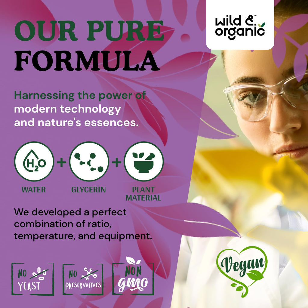 Wild & Organic Saffron Liquid Drops for Mood & Focus

