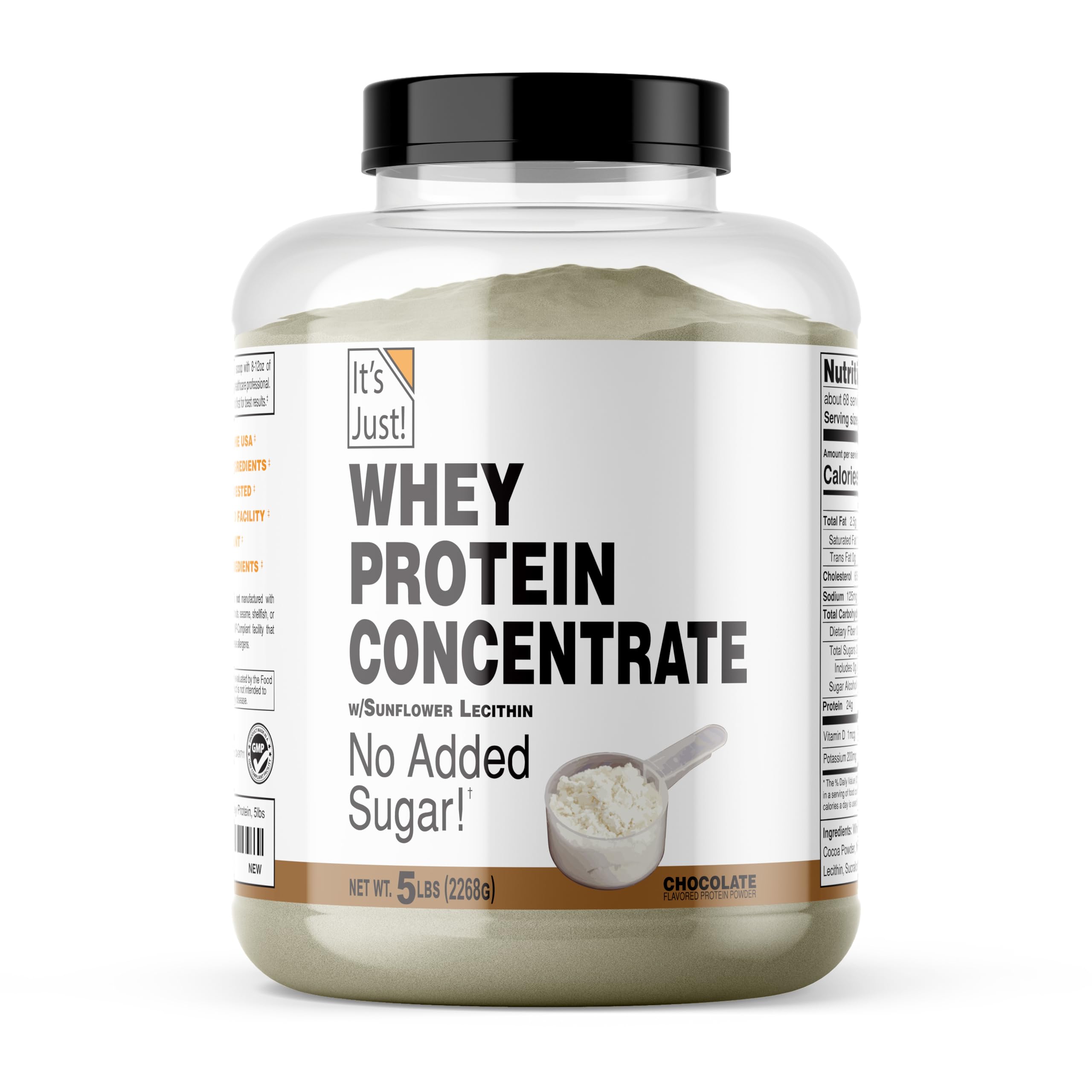 It's Just! 100% Whey Protein Concentrate Powder