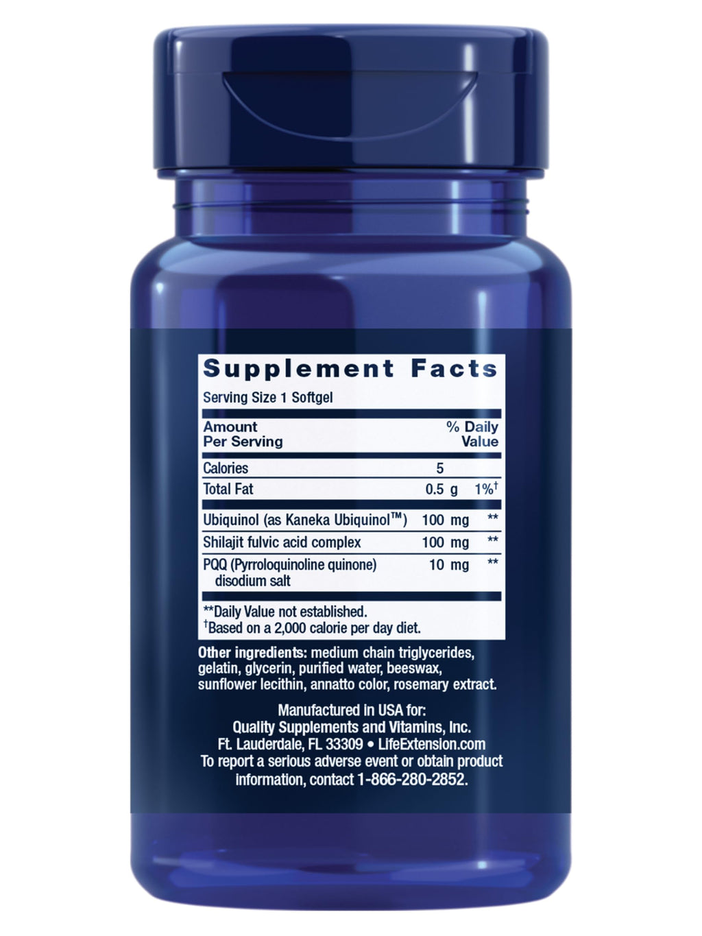 Life Extension Super Ubiquinol CoQ10 with PQQ – Heart Health

