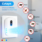 Cvtayn Ultrasonic Pest Repeller | 3-Mode Plug-in

