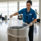 TYPLASTICS Clear Trash Can Liners - High Density

