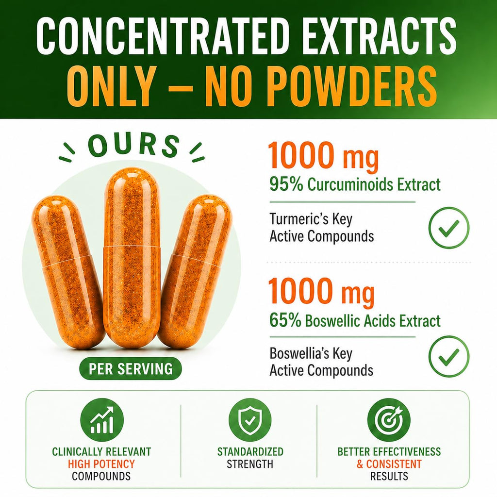 Turmeric Boswellia Capsules by Herbal Code

