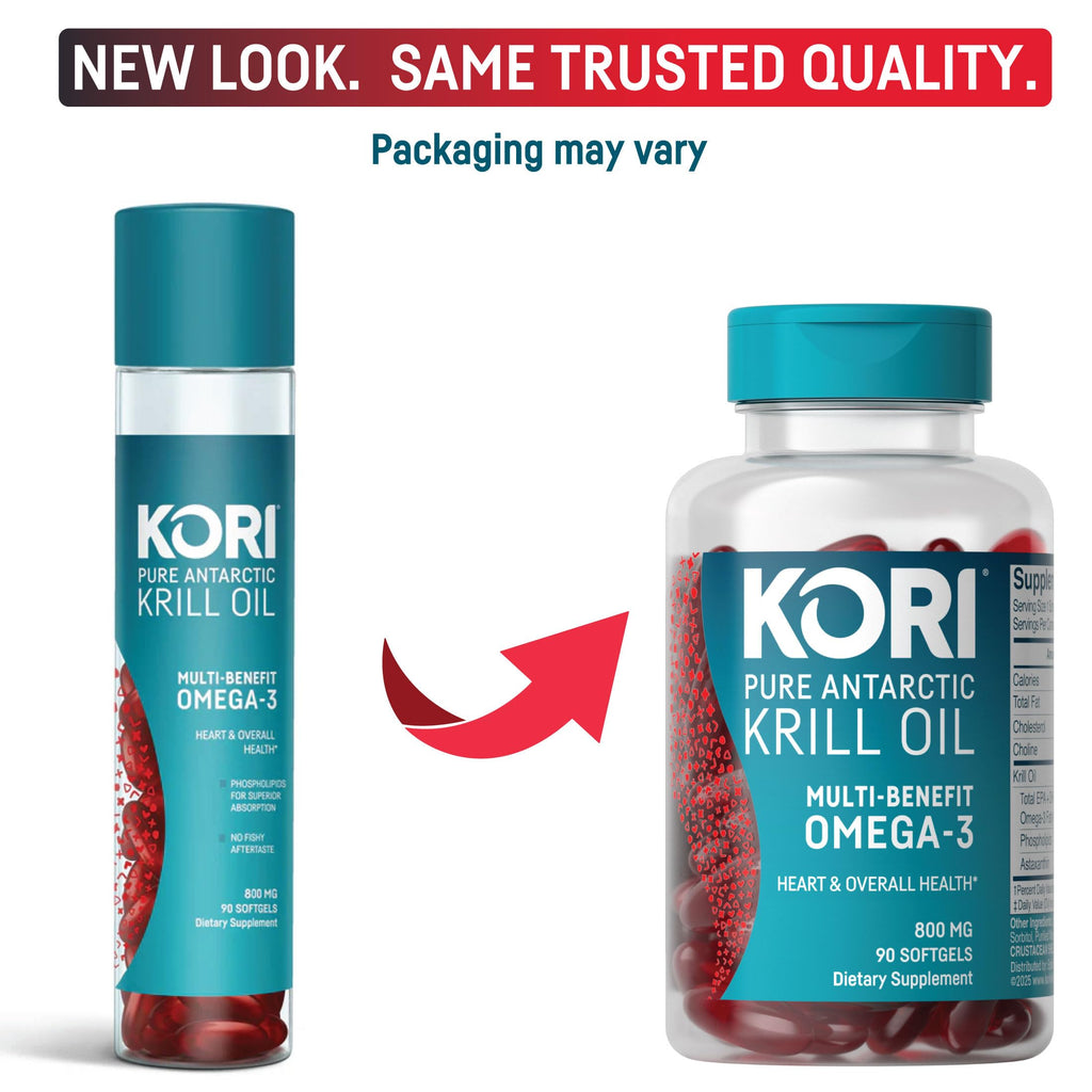 Kori Krill Omega-3 Softgels | Phospholipid Absorption

