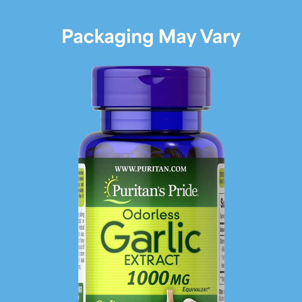 Odorless Garlic Supplement by Puritan's Pride | Heart Health

