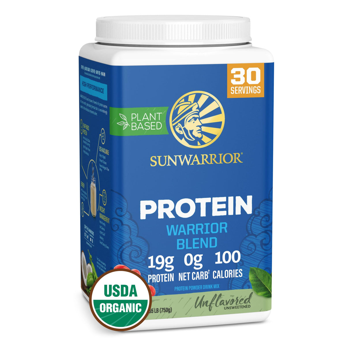 Sunwarrior Warrior Blend Organic Plant-Based Protein Powder