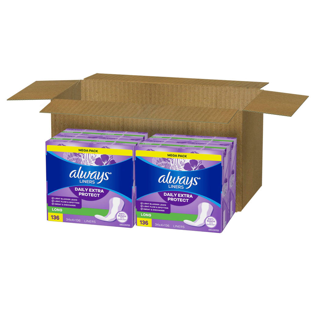 Always Pantyliners Anti-Bunch Xtra Protection Unscented

