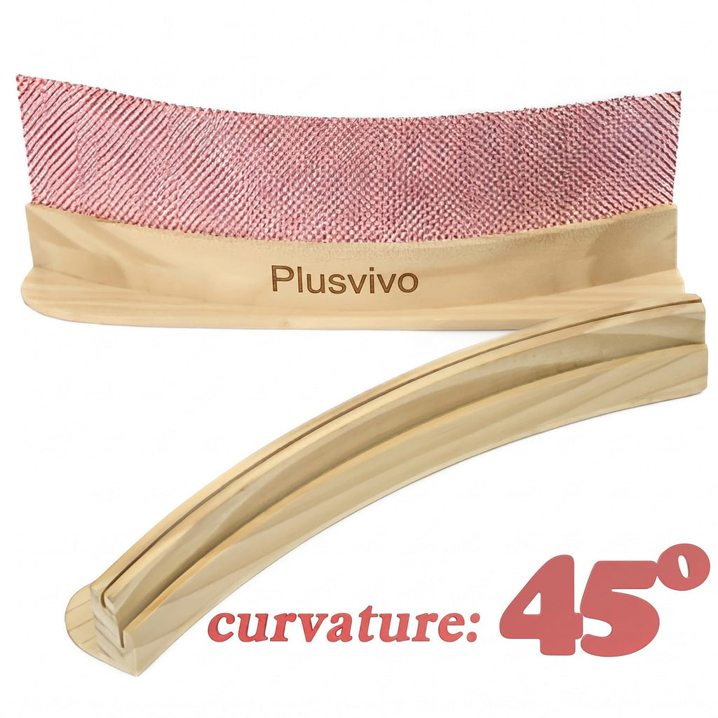 Plusvivo Solid Wood Curved Card Holders for Playing Cards

