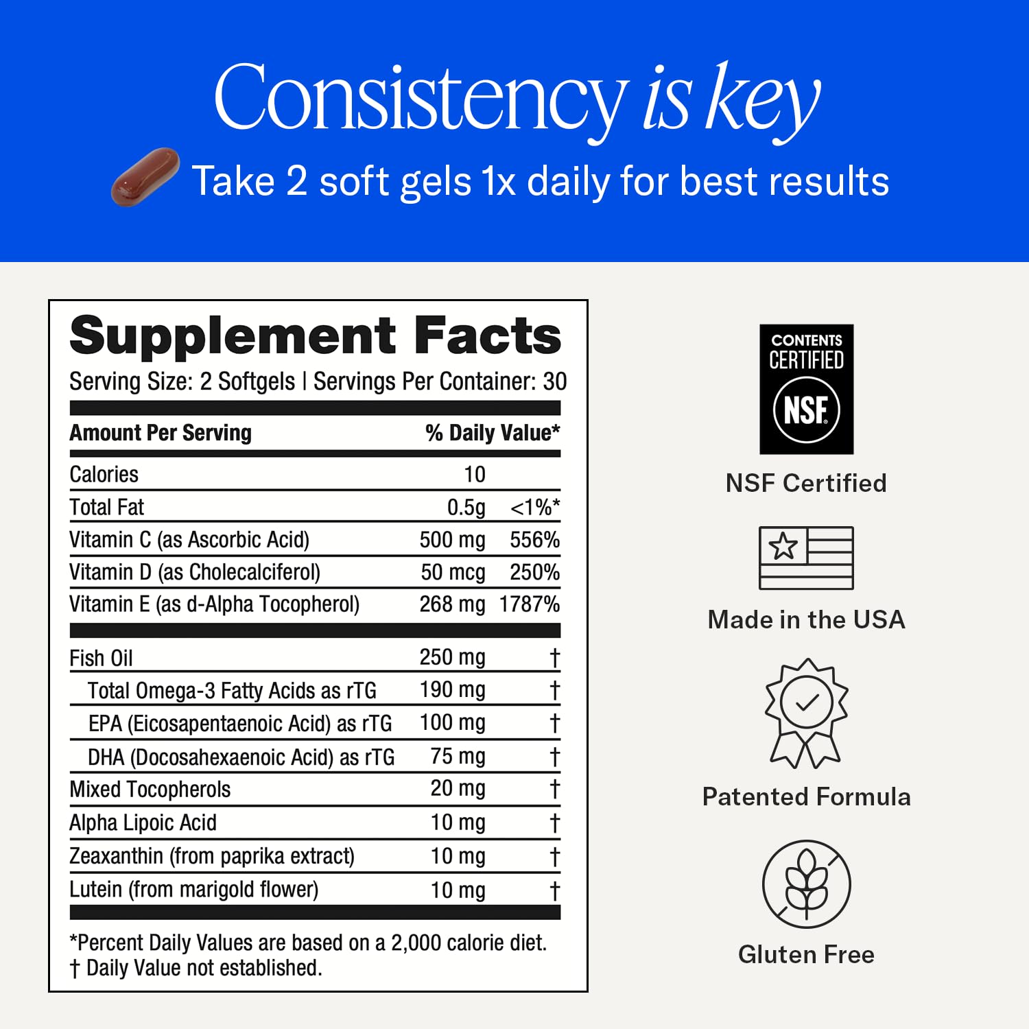 EyePromise Macular Health Eye Vitamins

