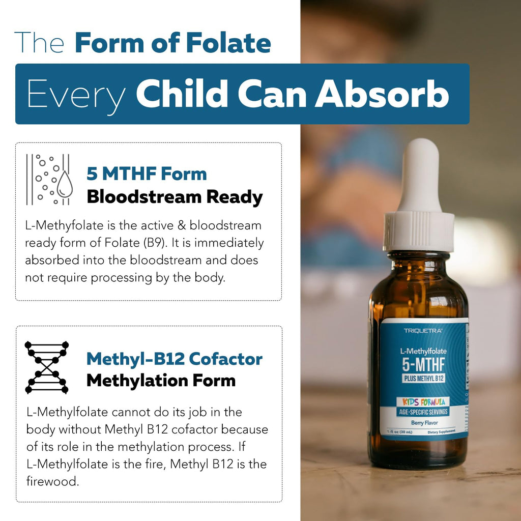 Kids L-Methylfolate with Methyl B12 Cofactor - Sublingual

