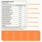 Organic Turmeric Curcumin Liquid Drops with Ginger & Pepper

