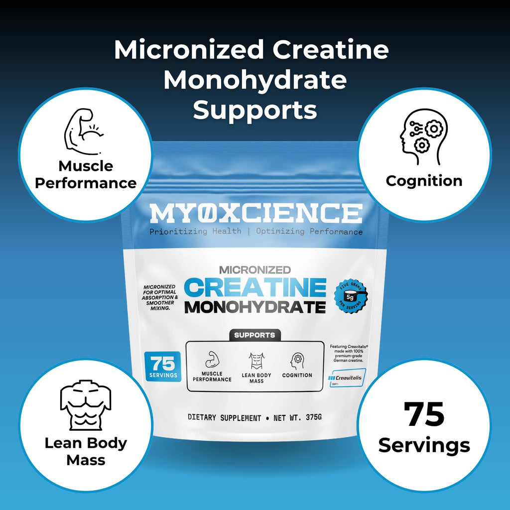 MYOXCIENCE Micronized Creavitalis Creatine Monohydrate

