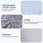 SASTTIE Memory Foam Wedge Pillow for Sleep

