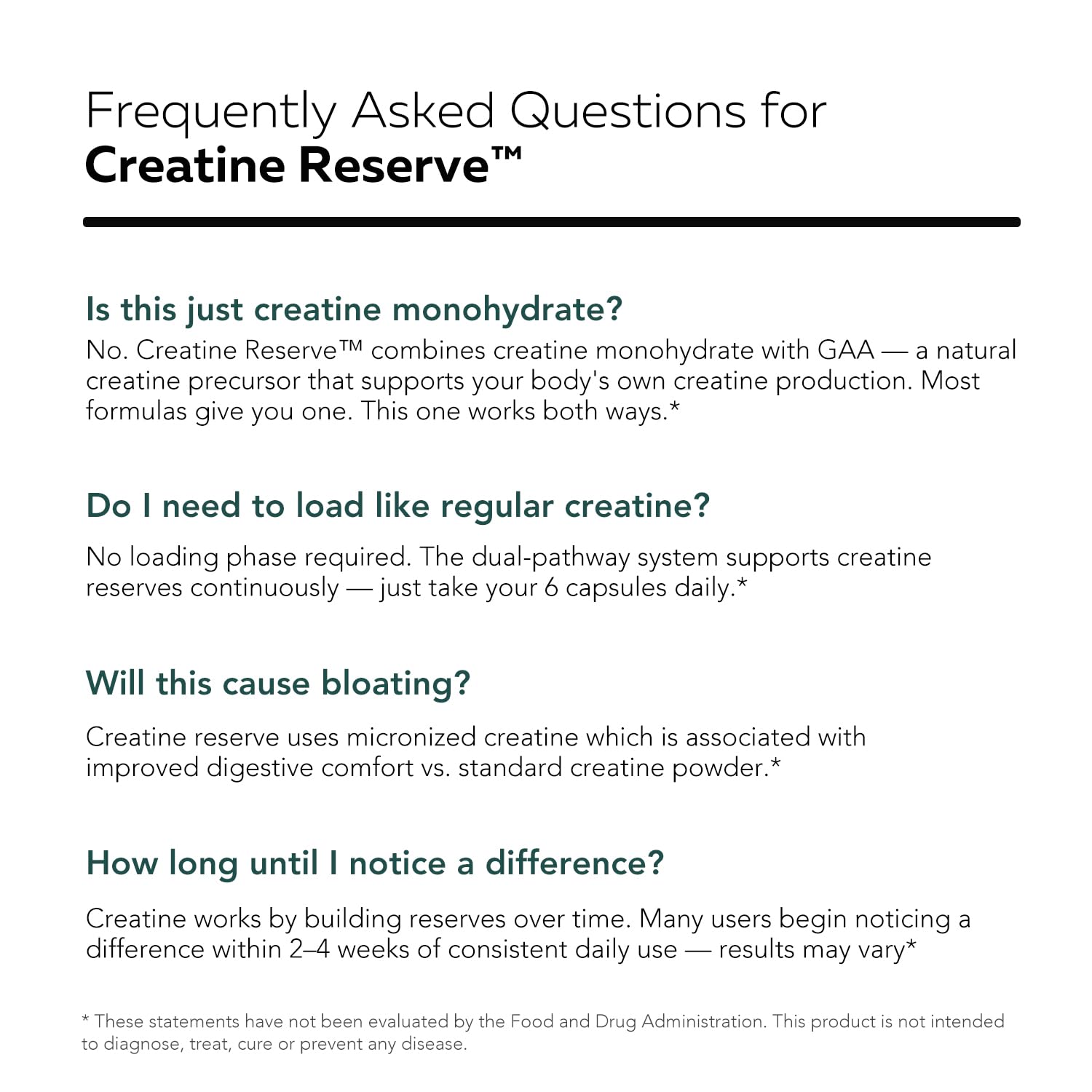 Creatine Supplement for Energy & Focus

