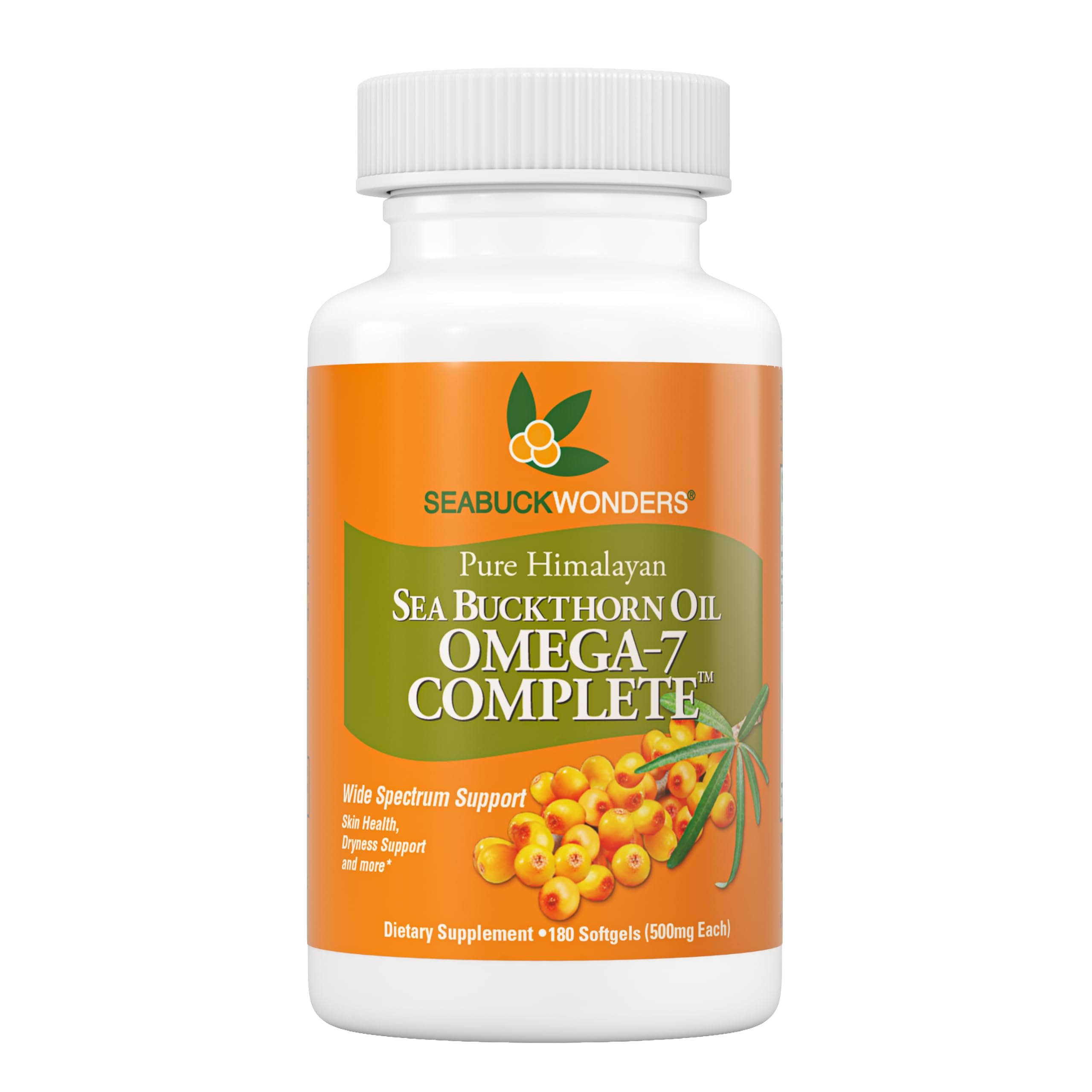 SeabuckWonders Organic Sea Buckthorn Oil Softgels

