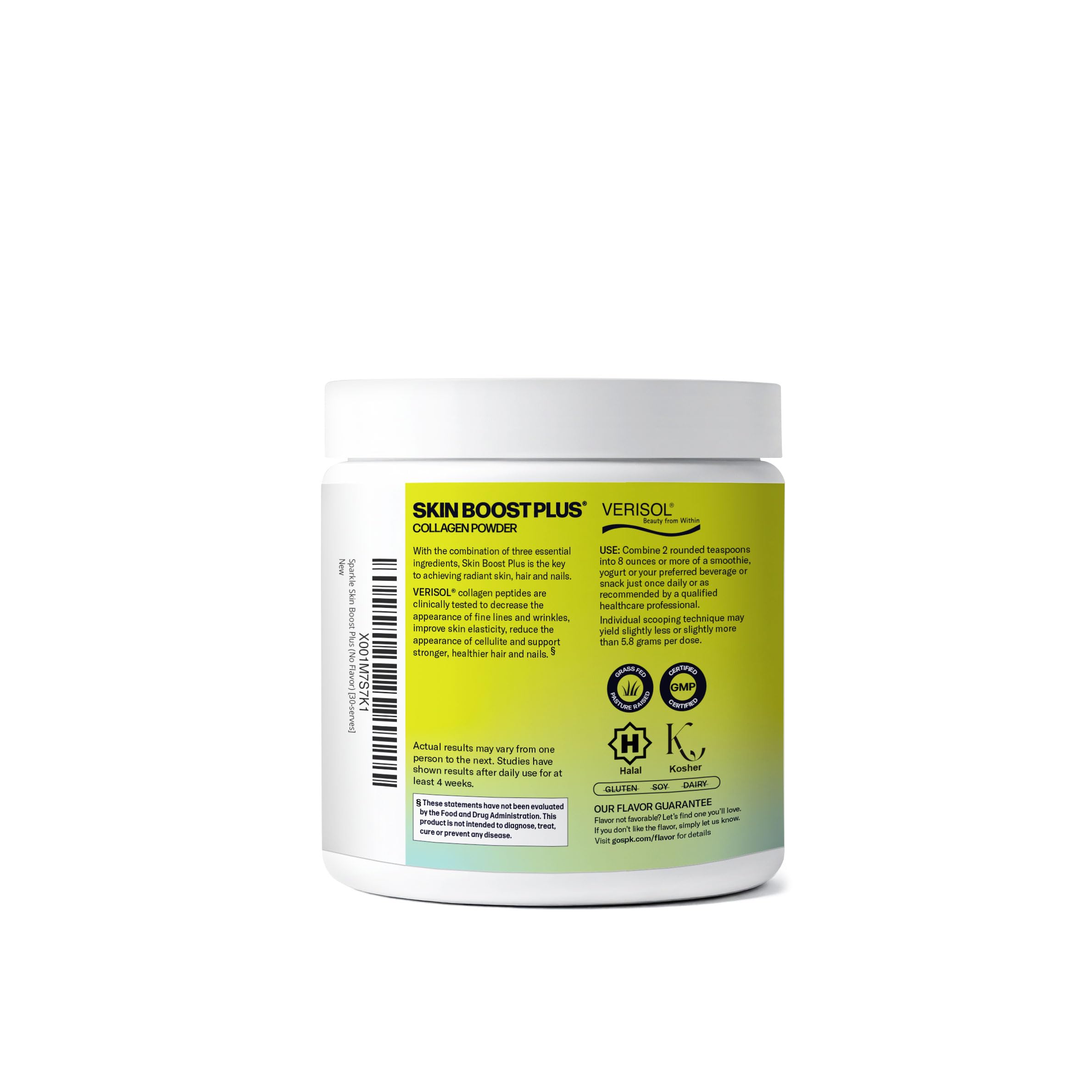 Sparkle Wellness VERISOL Collagen Peptides with Vitamin C

