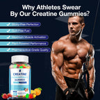 Creatine Monohydrate Gummies for Men & Women | Vegan

